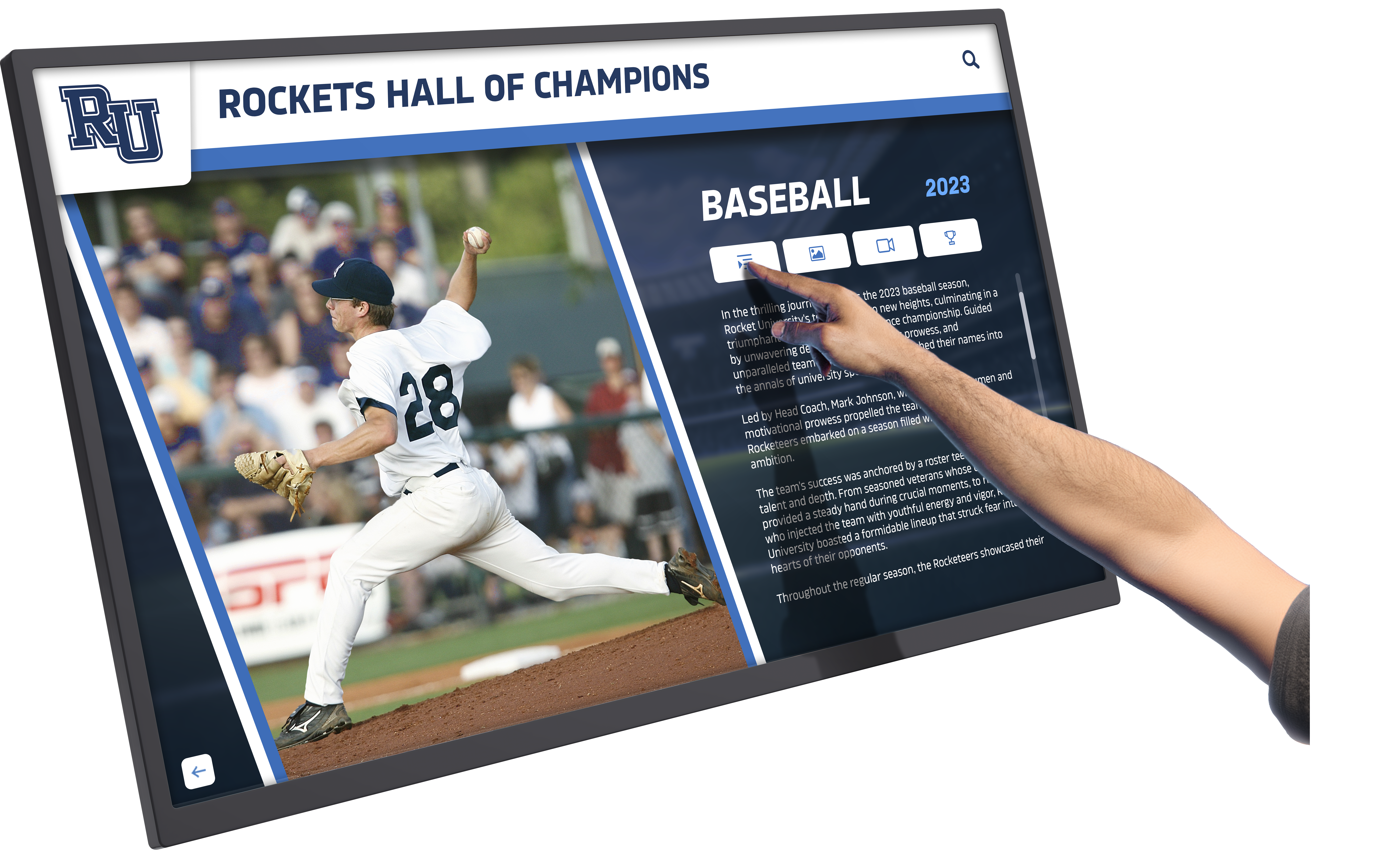 Next-generation touch kiosk with advanced features