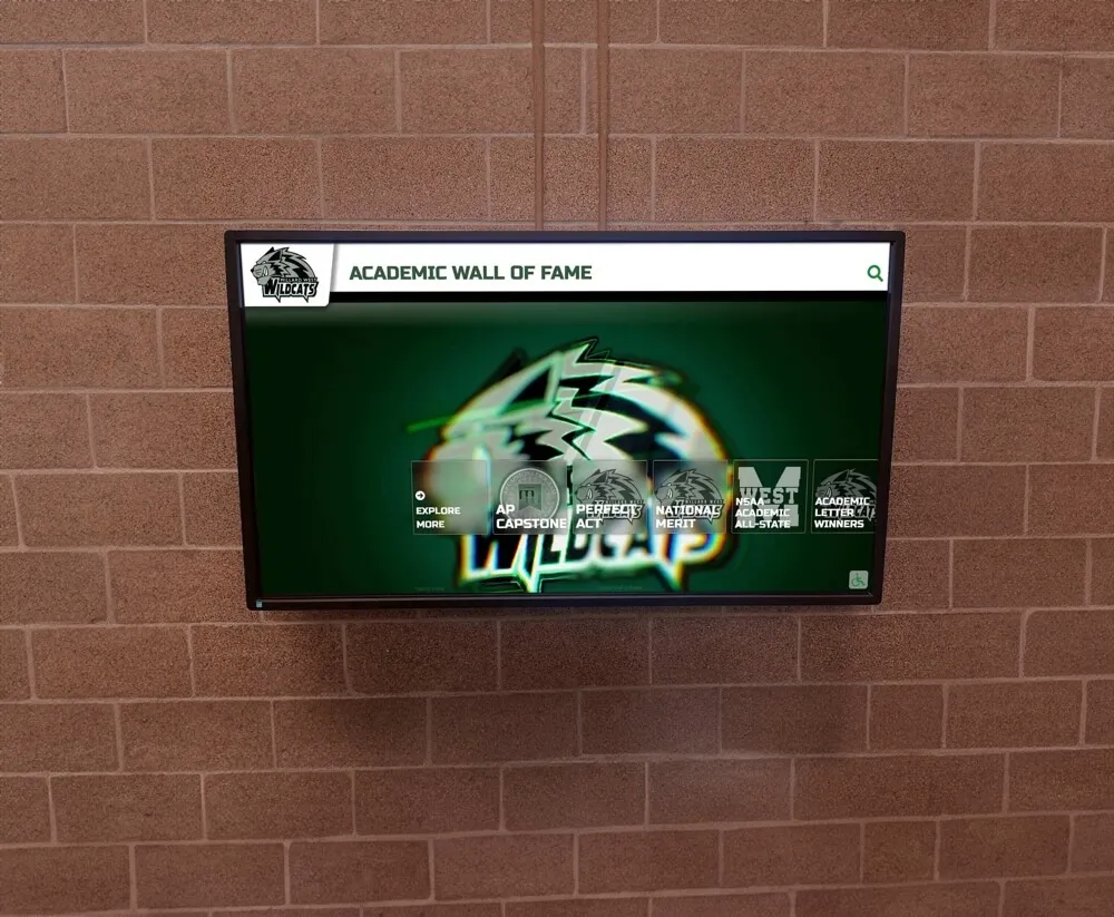 Millard Installation - Wall of Fame Installation