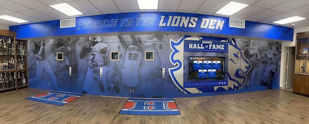 Physical trophy case and displays requiring digitization