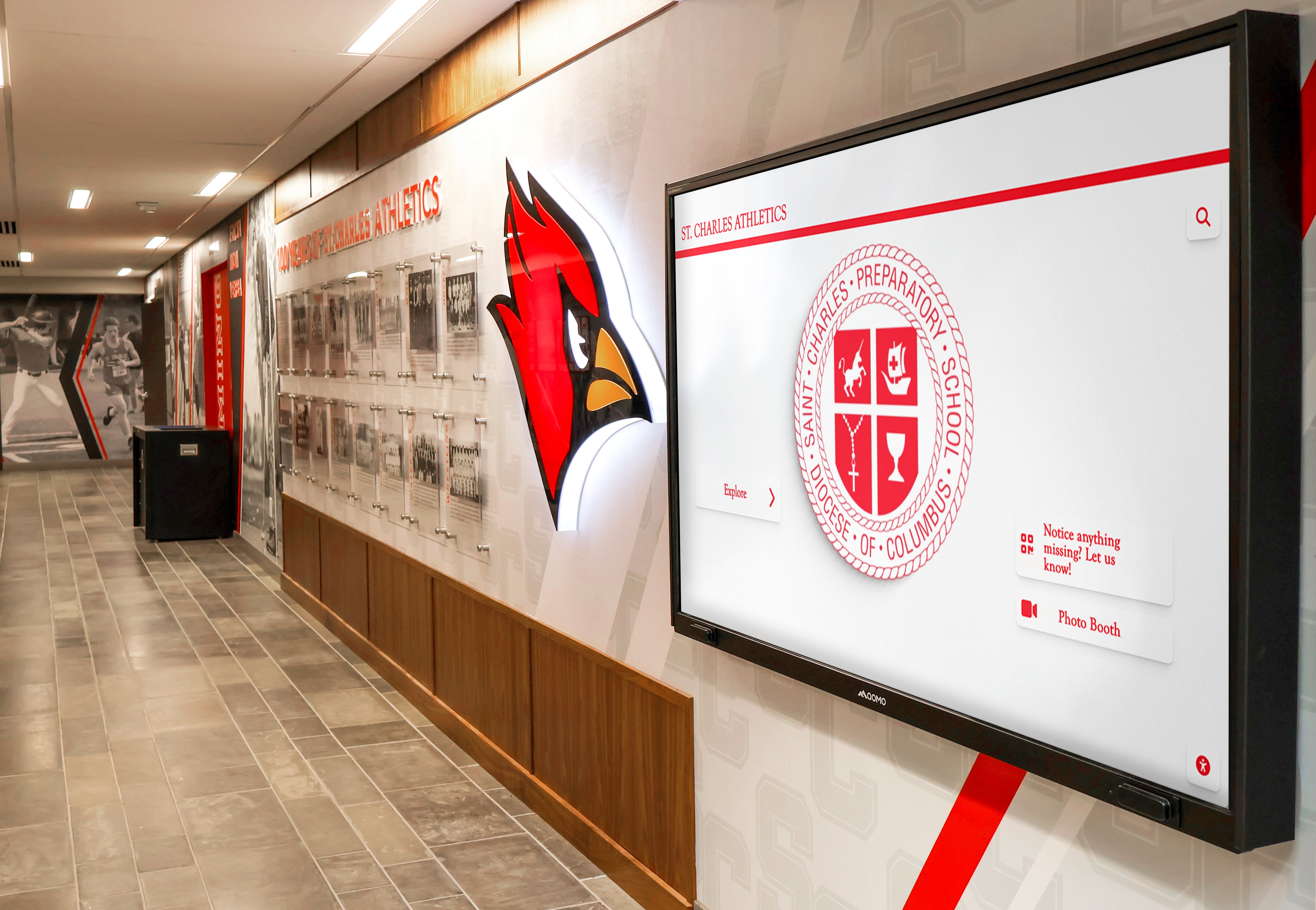 School Athletics Recognition Display